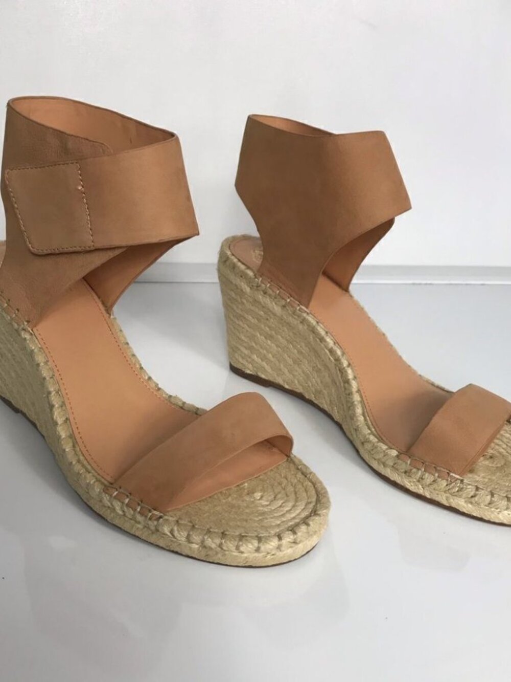 Vince Camuto Levista Leather Ankle Strap Espadrill